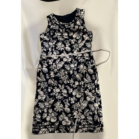 Talbots Lined Mixed Fruit Textured Shift Dress Sz 6 EUC - Picture 14 of 16